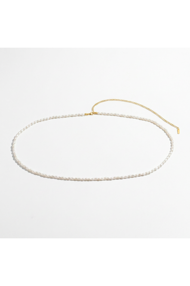 Scorpios Belly Chain 25-32" Adjustable length with 5mm Freshwater Pearls, Main, color, 18k Yellow Gold