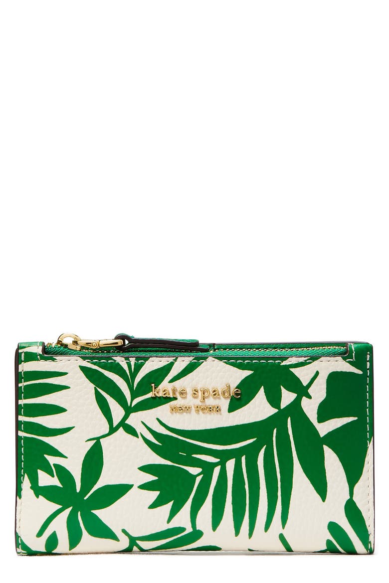 small roulette slim bifold wallet, Main, color, WATERCRESS MULTI