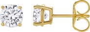 LuvMyJewelry Valeria 1.25 Ct TW Lab Grown Round Diamond Studs 14K Gold Earrings