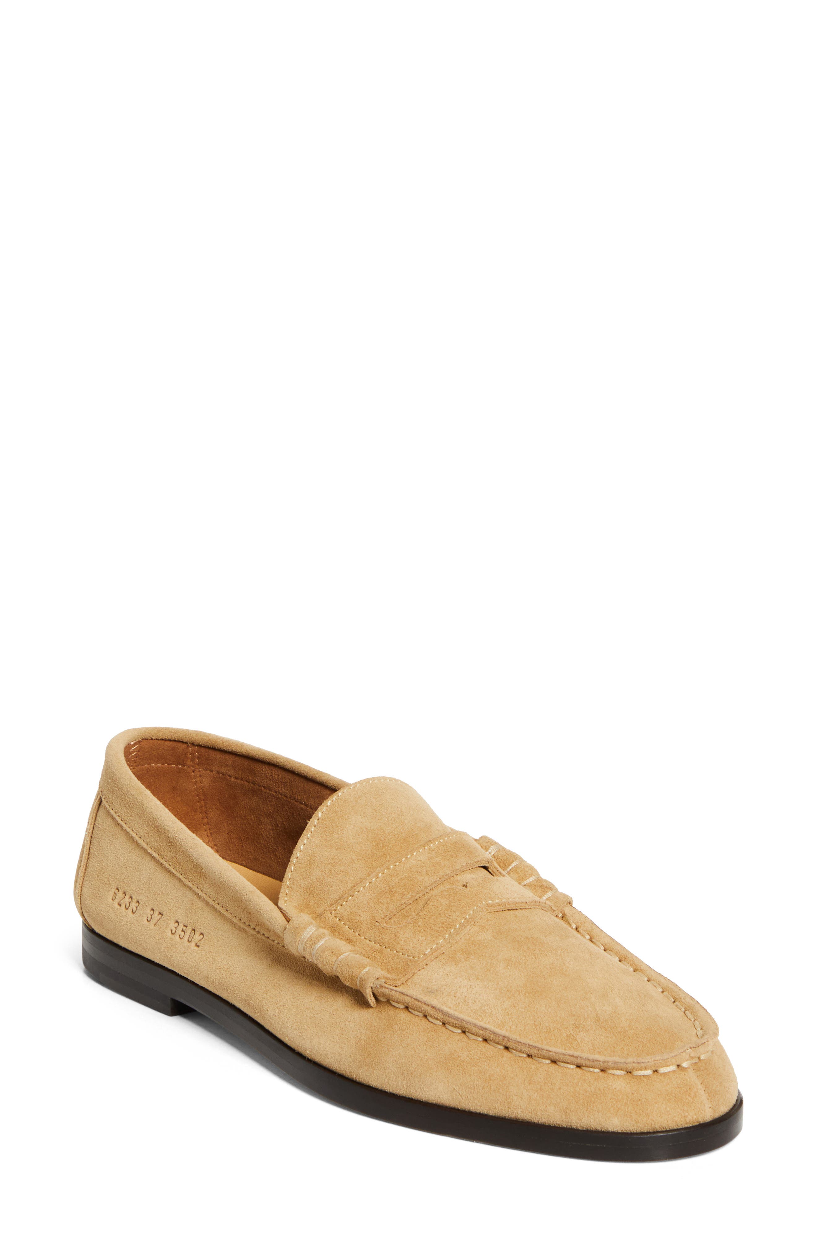 Common Projects Soft Penny Loafer, Main, color, 3502 Beige