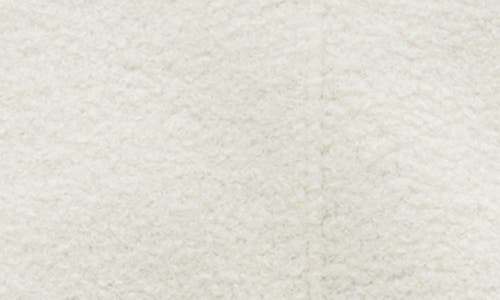 Mango Mock Neck Bouclé Sweatshirt In Ecru