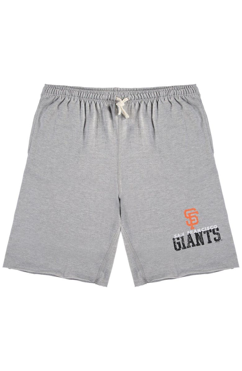 PROFILE Men's Heathered Gray San Francisco Giants Big & Tall French Terry Shorts, Main, color, Heather Gray
