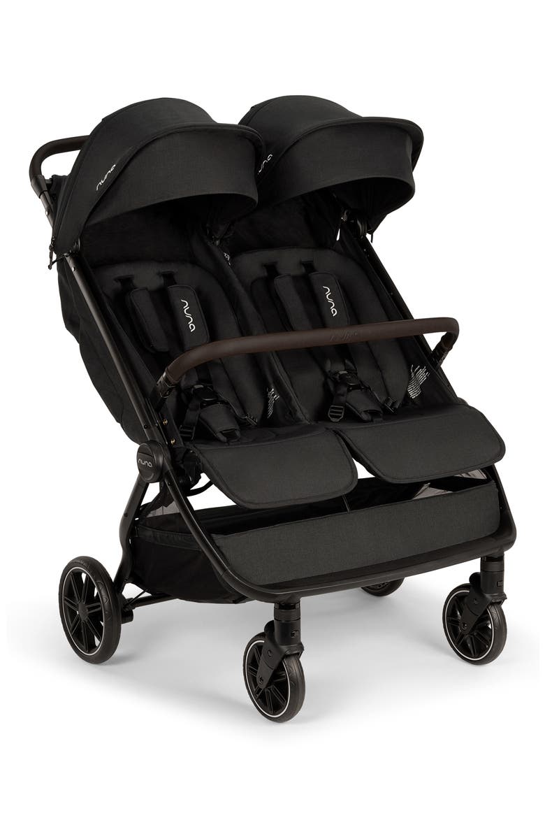 TRVL™ Compact Dubl Stroller, Main, color, CAVIAR/ CHOCOLATE