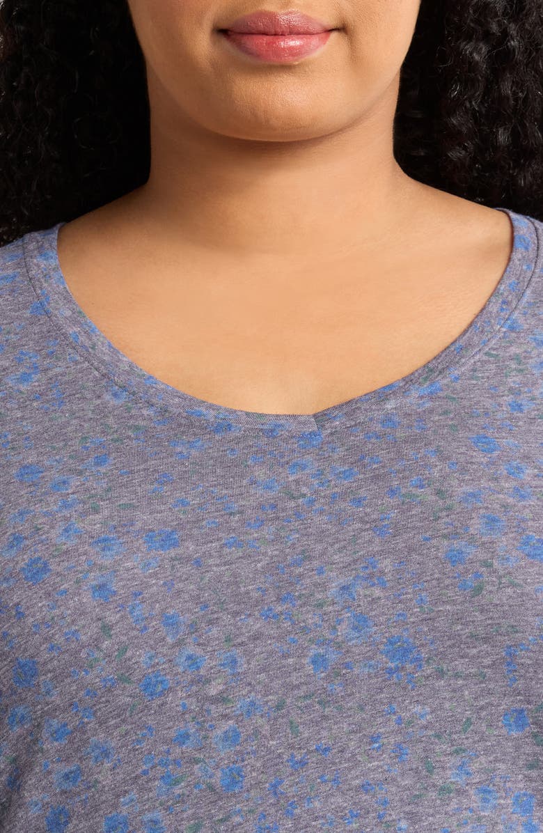 Lucky Brand Classic V-Neck Cotton Blend T-Shirt, Alternate, color, 