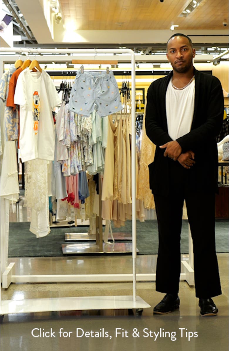 Kids' Dino Print Cotton Drawstring Shorts, sales video thumbnail