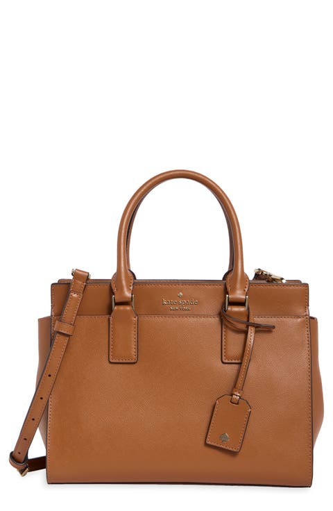cameron medium leather satchel