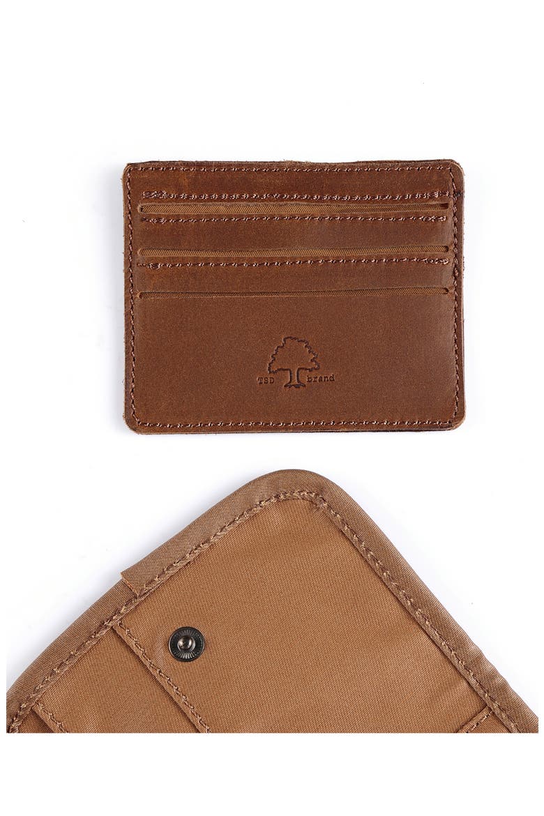 Light Canvas Wallet, Alternate, color, KHAKI