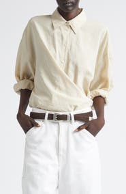 Lemaire Twisted Silk Blend Shirt
