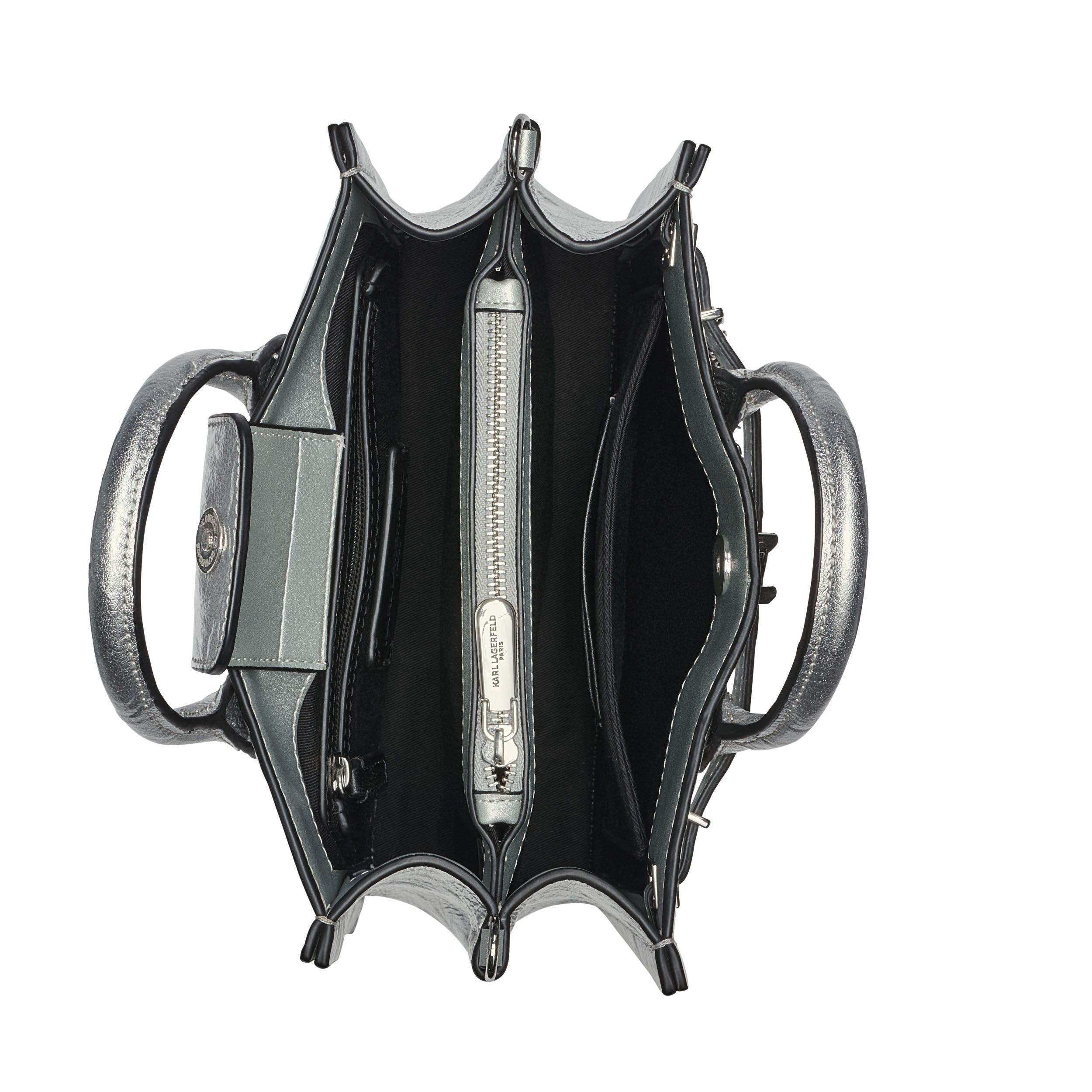 KARL LAGERFELD PARIS Cerise Crossbody, Alternate, color, Pearl /Silver