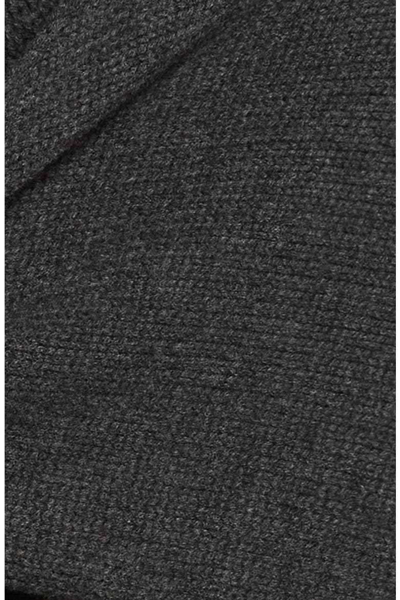 Queens Guard Wool & Cashmere Scarf, Alternate, color, ANTHRACITE