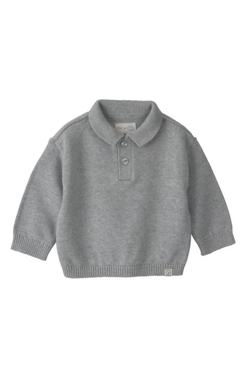Organic Cotton Polo Sweater