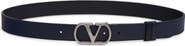 Valentino Garavani VLOGO Reversible Leather Belt