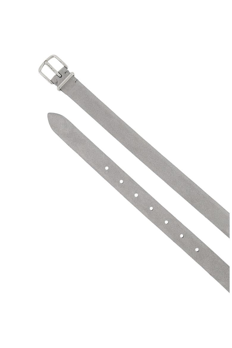 Kaia Suede Belt, Alternate, color, PALE TIDE
