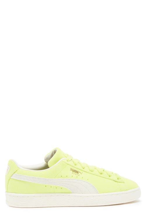 Puma Neon Sneaker In Electric Lime-frosted Ivory