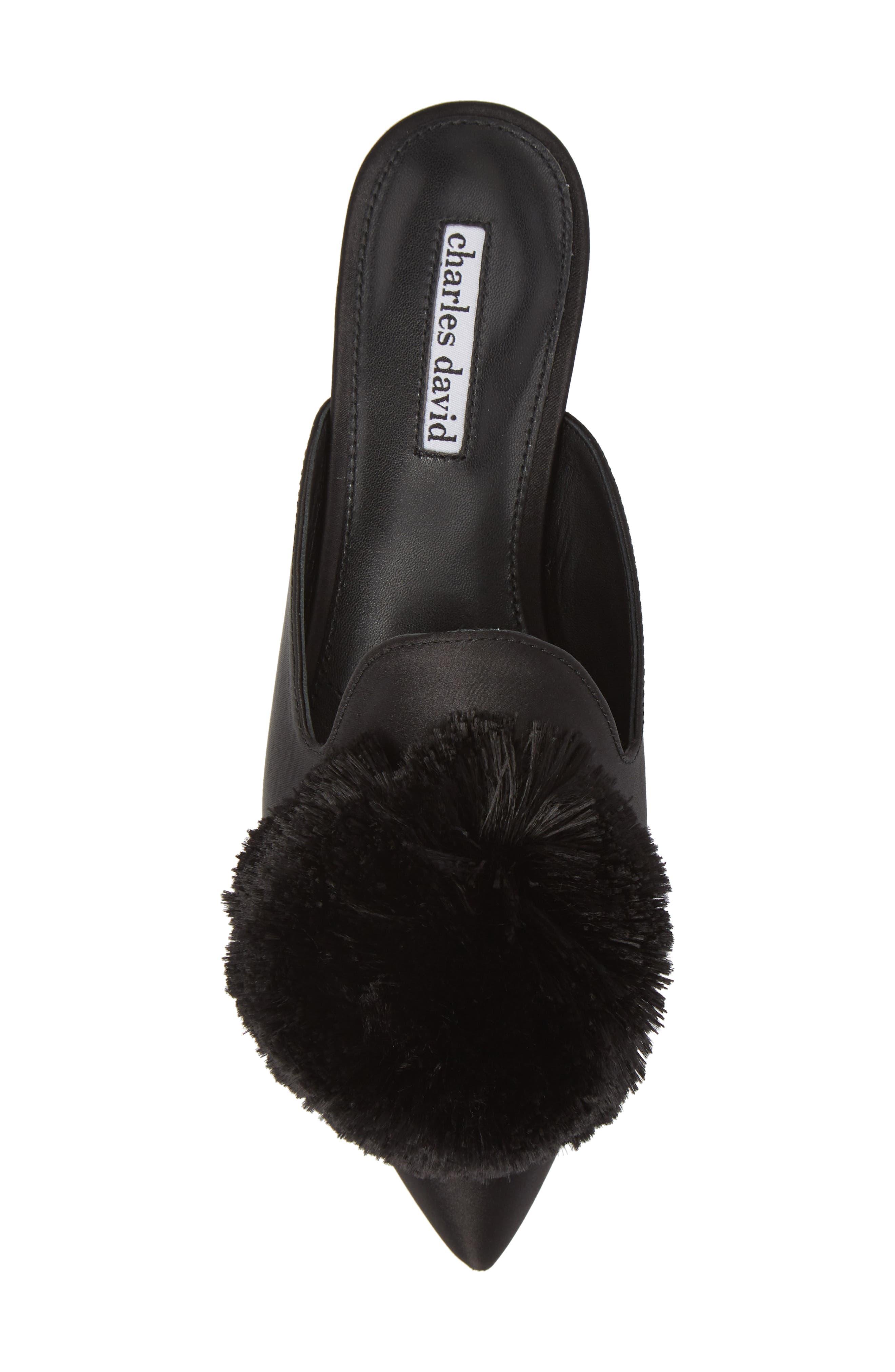 Charles David Wella Pompom Loafer Mule, Alternate, color, 