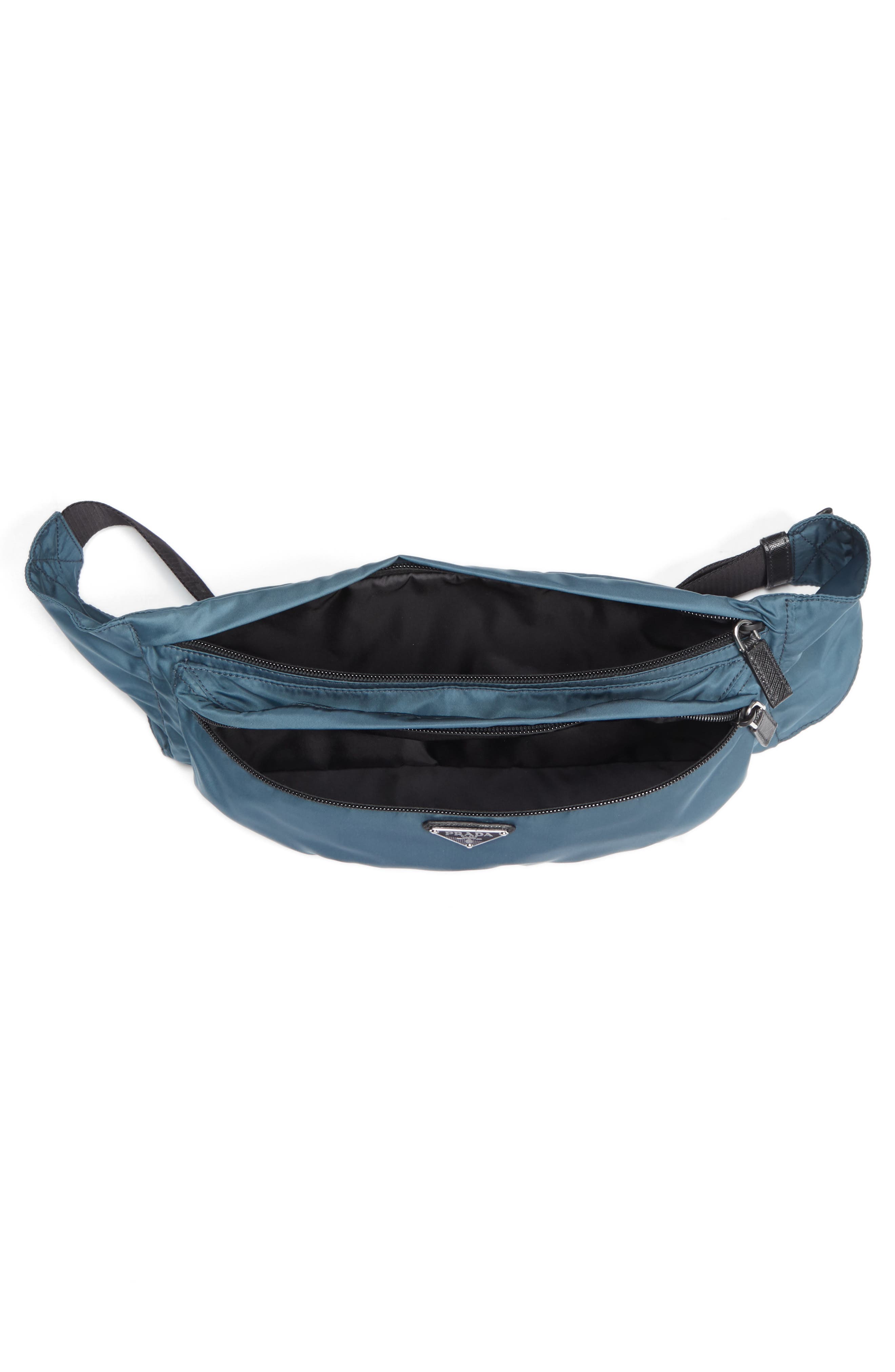 Prada Nylon Belt Bag, Alternate, color, 