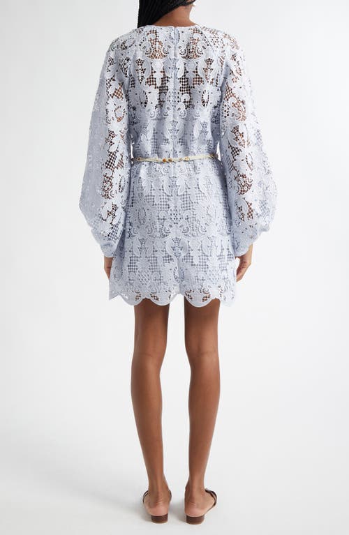 ZIMMERMANN ZIMMERMANN COCO LONG SLEEVE GUIPURE LACE DRESS