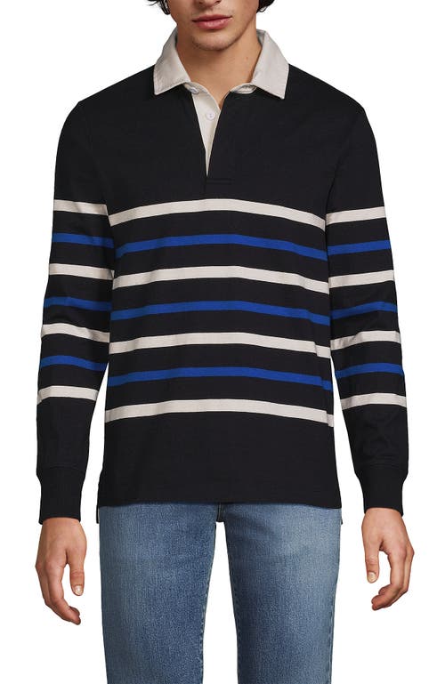 LANDS' END LANDS' END LONG SLEEVE RUGBY SHIRT 