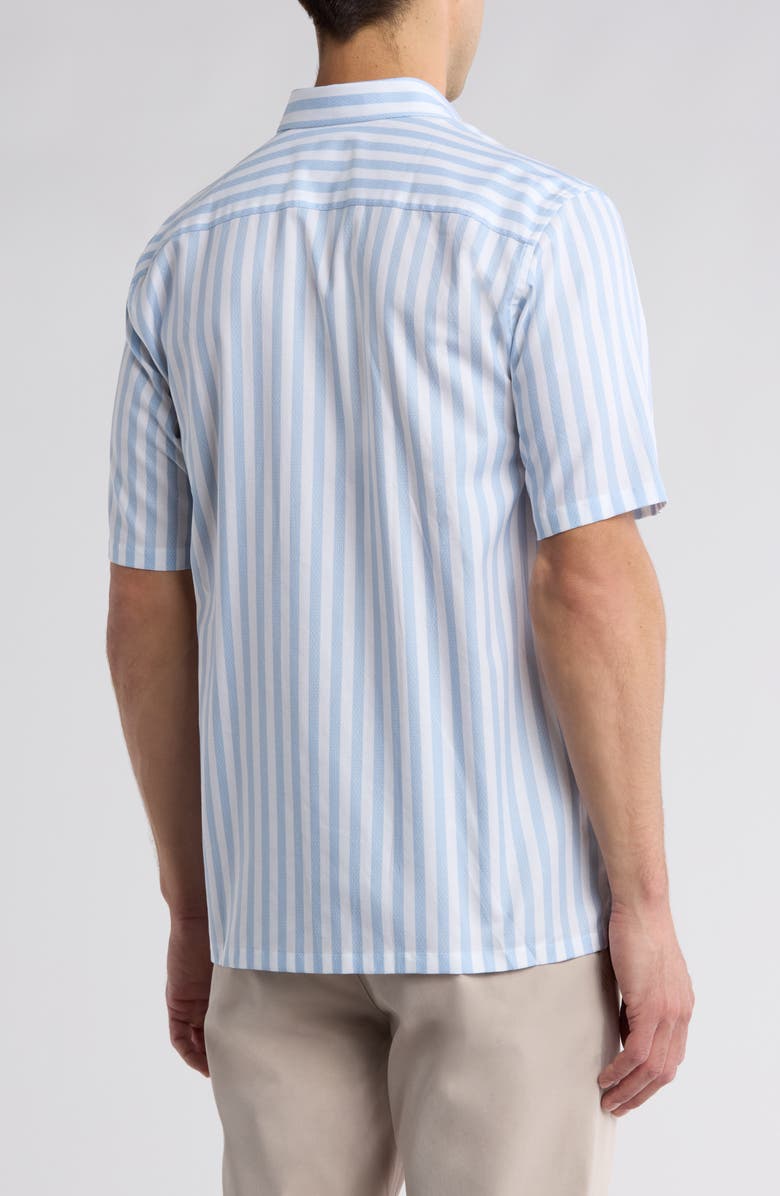 Ted Baker London Stripe Cotton Button-Up Shirt, Alternate, color,