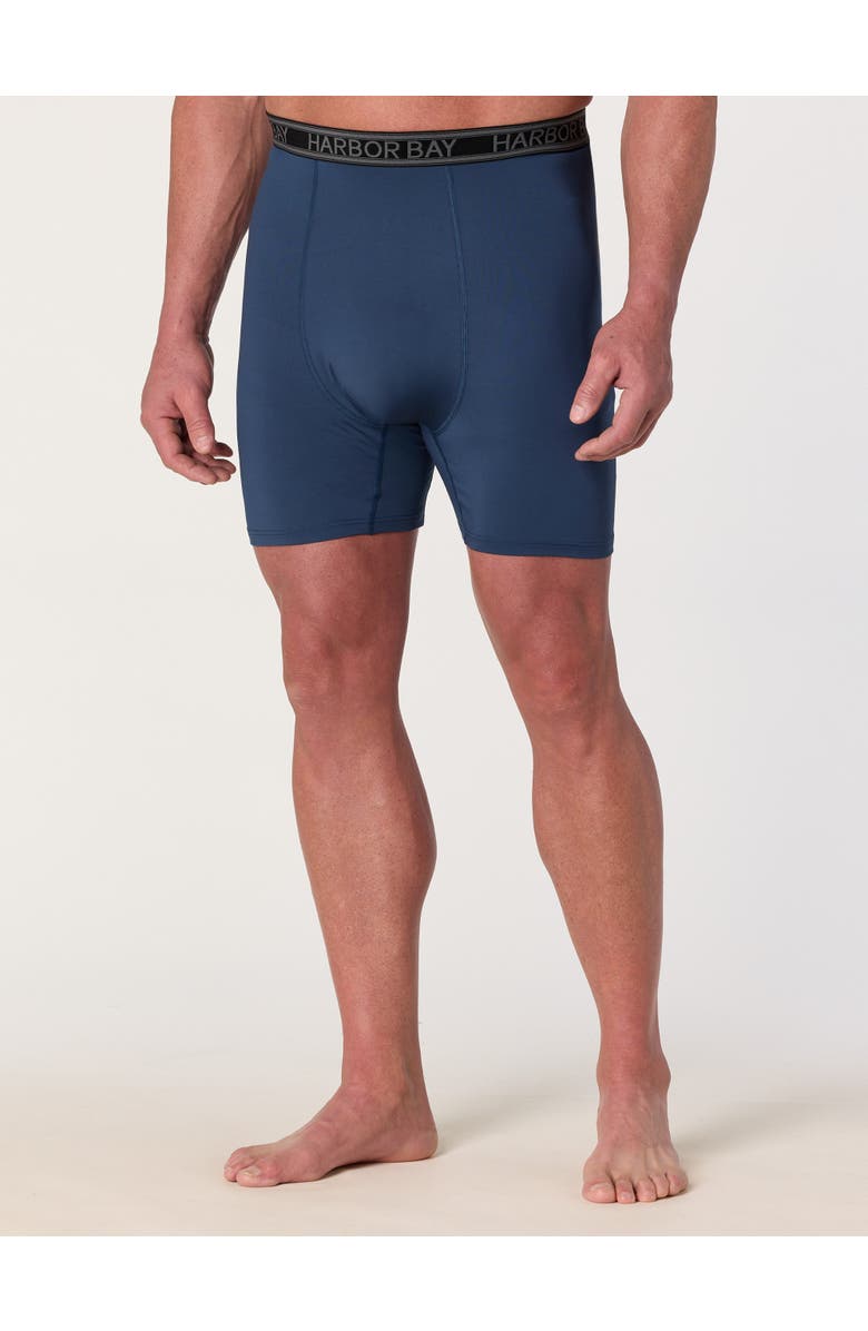 Harbor Bay by DXL Big & Tall Cooling Performance 5 Inch Boxer Briefs V4, Alternate, color, Big Dipper