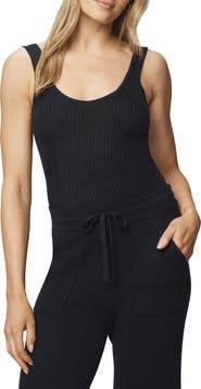 Splendid Georgie Scoop Neck Rib Sweater Tank