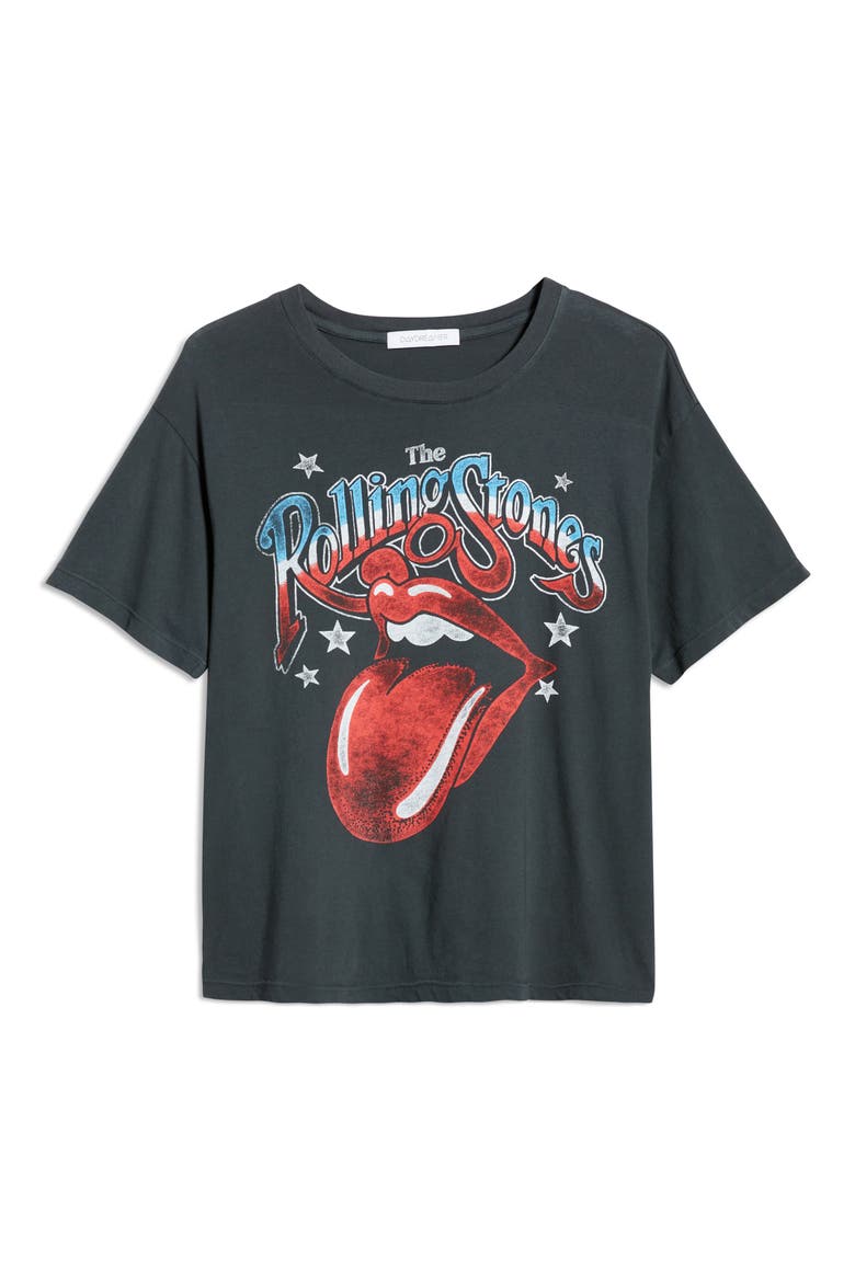 Rolling Stones 1981 Boyfriend Graphic Tee, Alternate, color, VINTAGE BLACK
