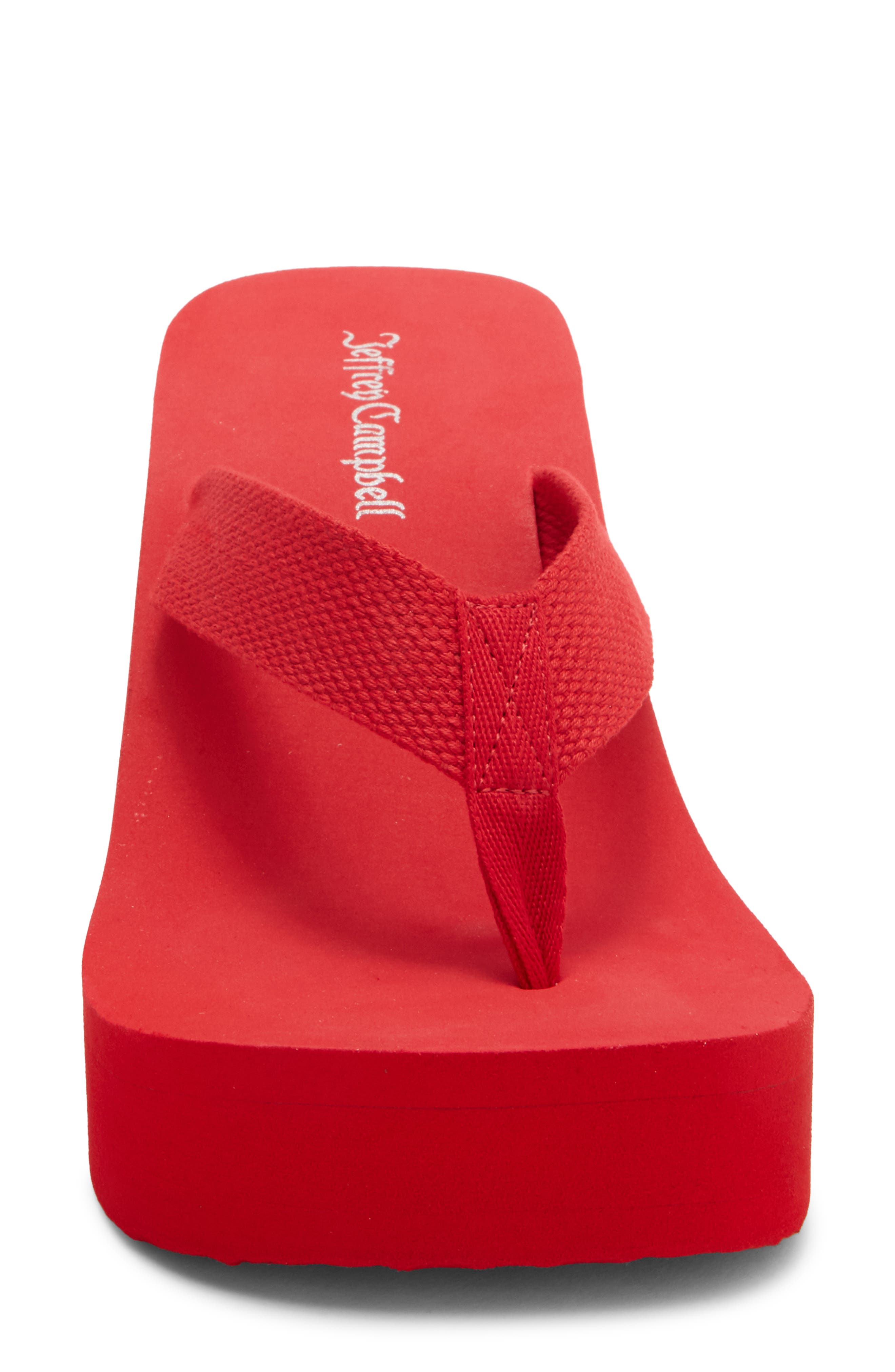 Astria Platform Wedge Sandal, Alternate, color, RED
