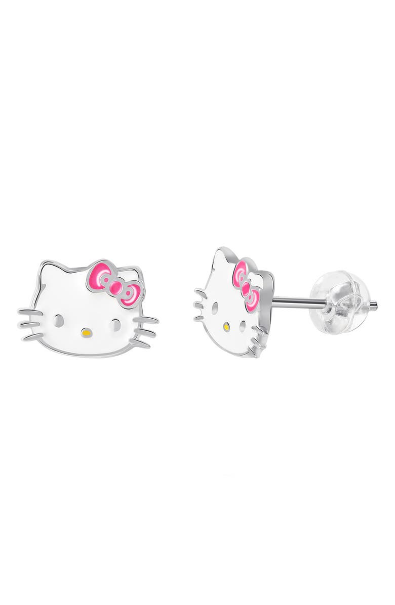 Jacmel Hello Kitty Stud Earrings, Alternate, color, 