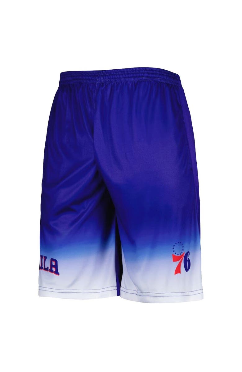 FANATICS Men's Fanatics Branded Royal Philadelphia 76ers Big & Tall Fadeaway Shorts, Alternate, color, Royal