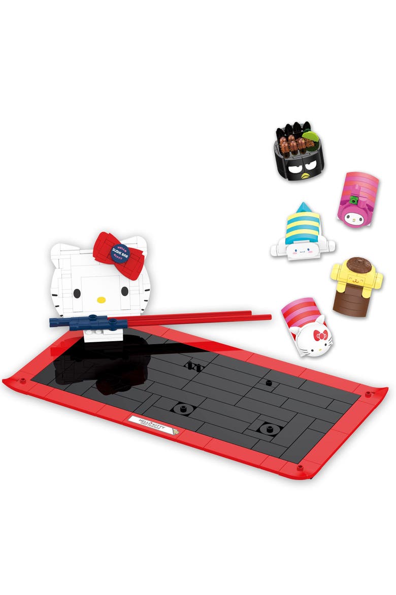 Hello Kitty Sushi Bar Building Set, Alternate, color, Pink