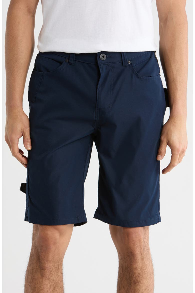 Water Resistant Technical Carpenter Shorts, Main, color, NAVY