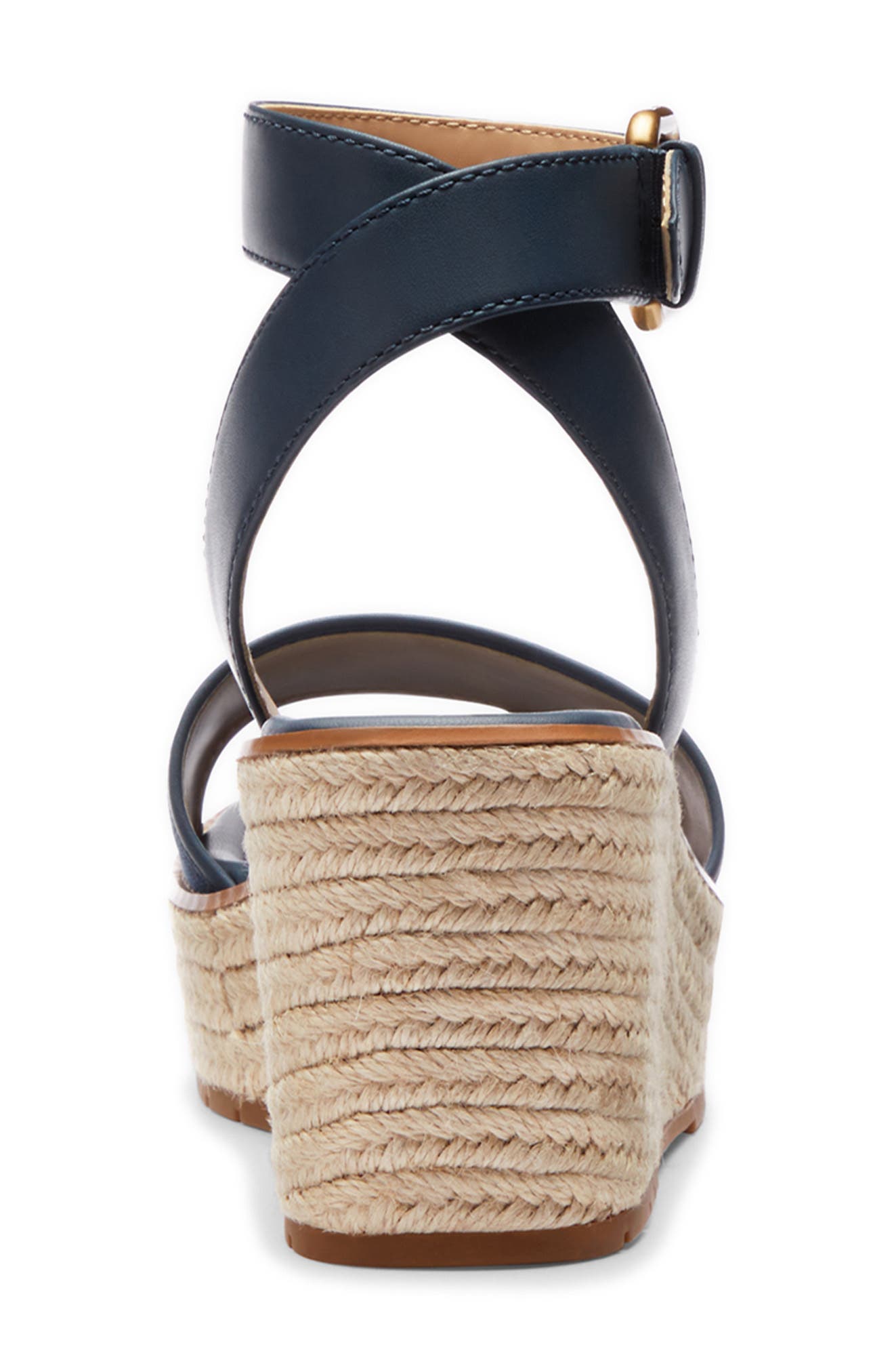 COACH Katherine Ankle Strap Espadrille Platform Wedge Sandal, Alternate, color, 