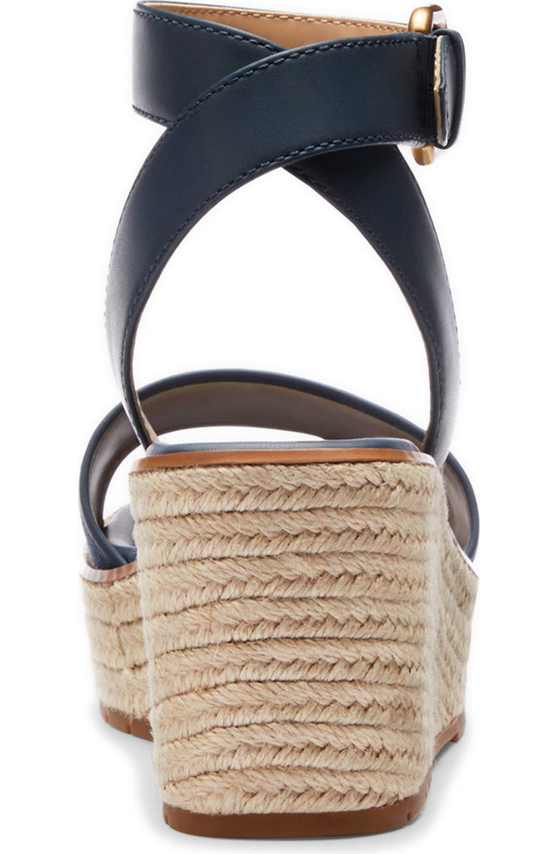 COACH Katherine Ankle Strap Espadrille Platform Wedge Sandal, Alternate, color,