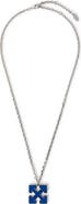 OFF WHITE Men's Blue Enamel Arrow Necklace