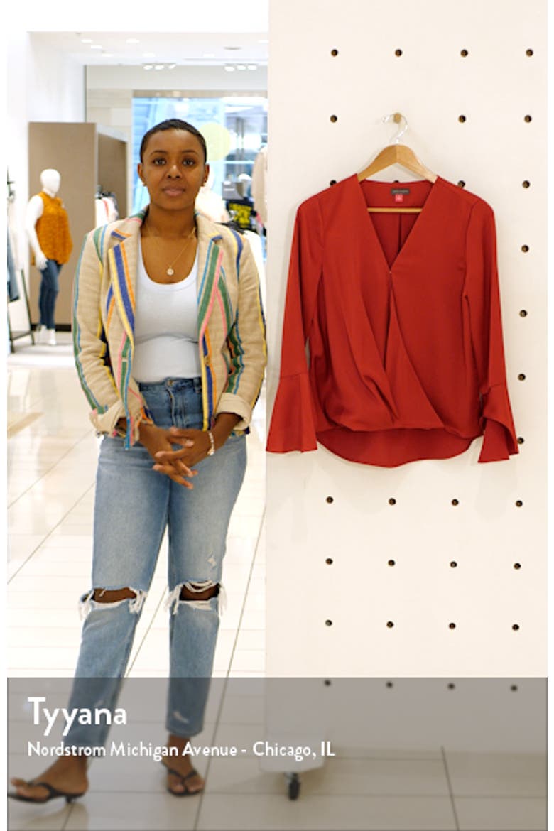 Bell Sleeve Satin Blouse video