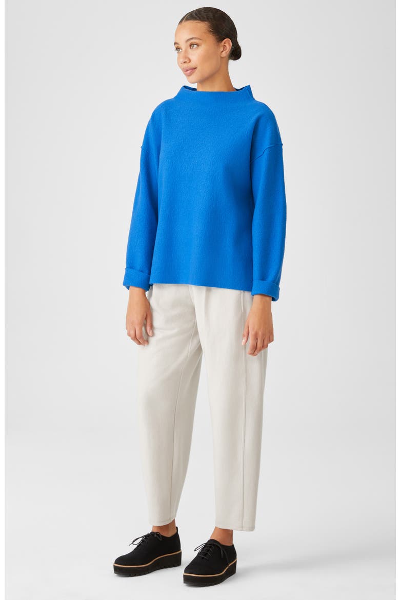 Boiled Wool Box Top, Alternate, color, MARINE
