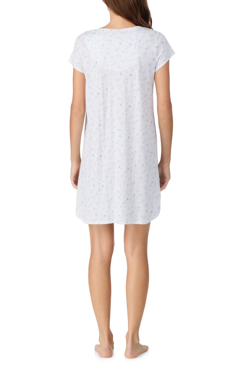 Eileen West Cotton Jersey Short Nightgown, Alternate, color,