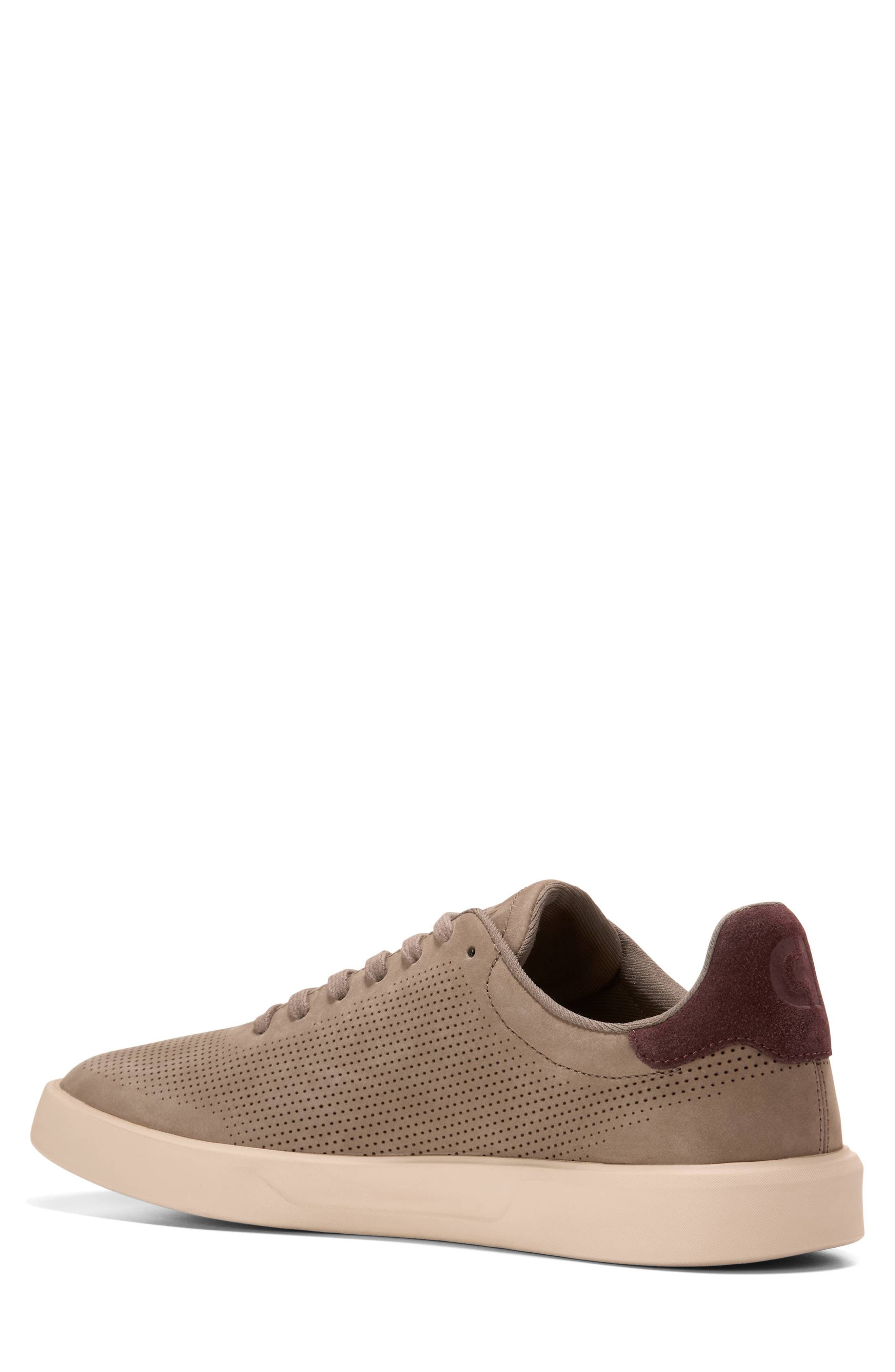 Grand Crosscourt Daily Laser Sneaker, Alternate, color, MOREL NUBUCK/CHOCOLATE RAISIN