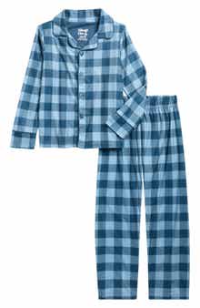 SLEEP ON IT Kids' Plaid 2-Piece Pajamas