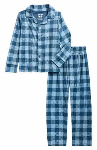 SLEEP ON IT Kids' Plaid 2-Piece Pajamas