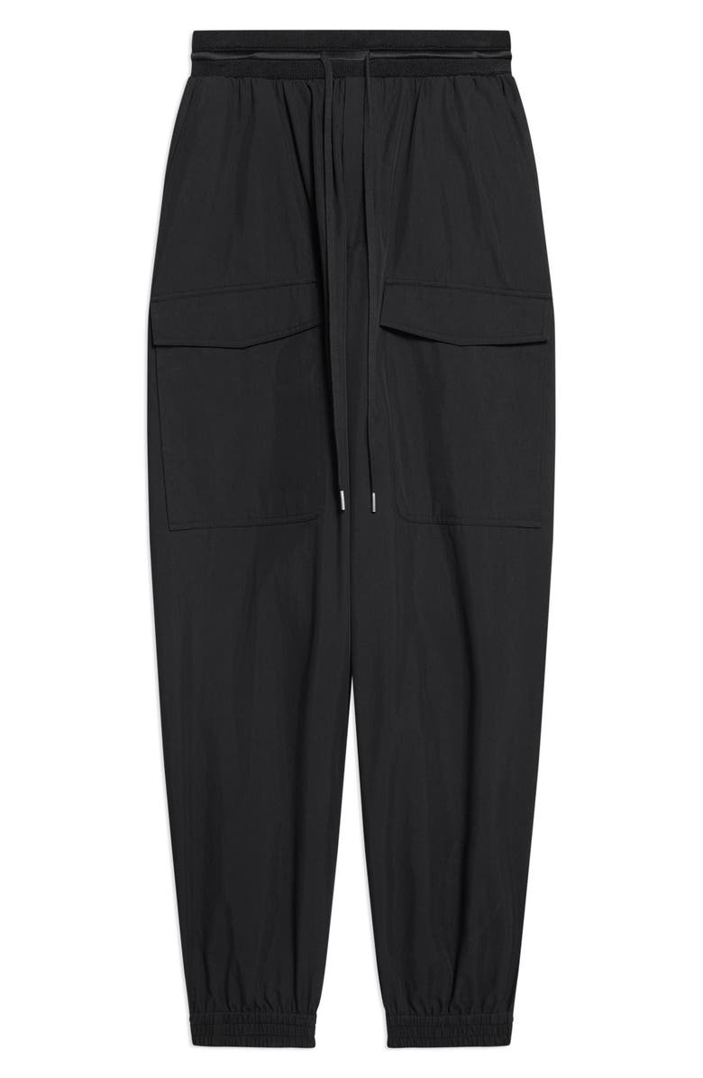 Helmut Lang Tapered Cargo Pants, Alternate, color, Black
