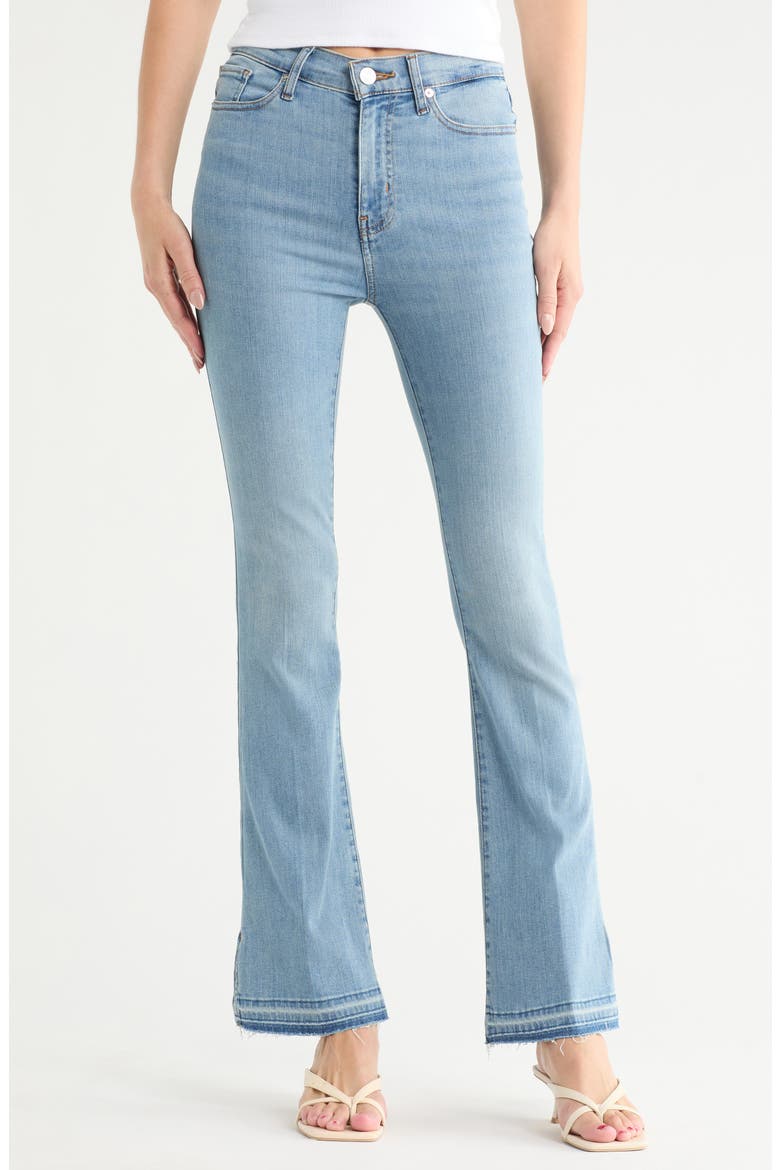Easy Flare Leg Jeans, Main, color, QUIRKY RELEASED HEM