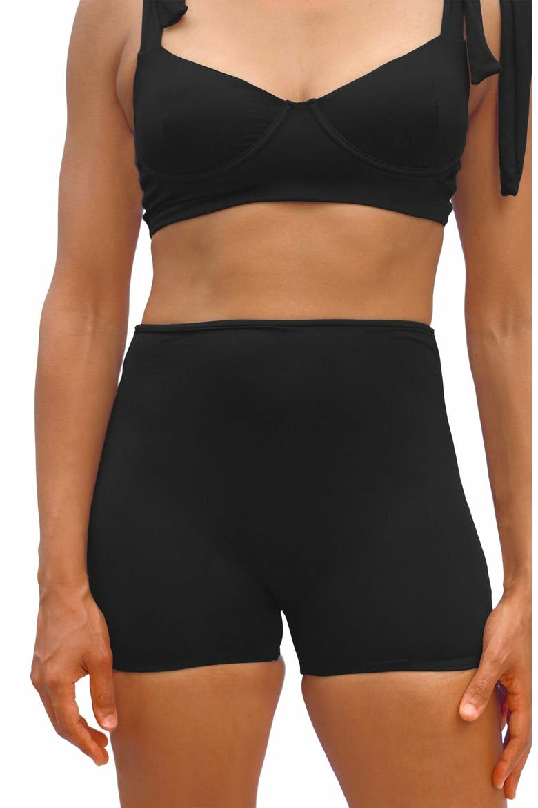 Emma 3" Swim Shorts, Main, color, Black