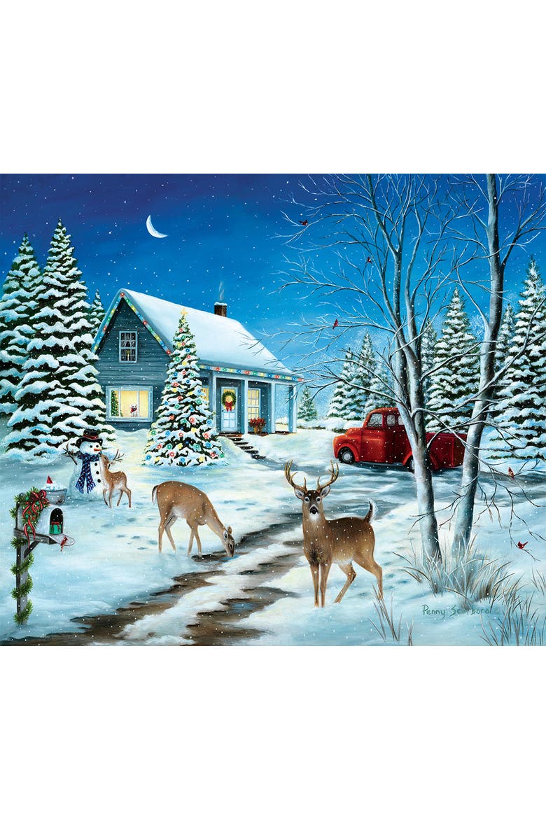 Unexpected Christmas Guests 550 piece Jigsaw Puzzle for Adults, Alternate, color, Multicolor