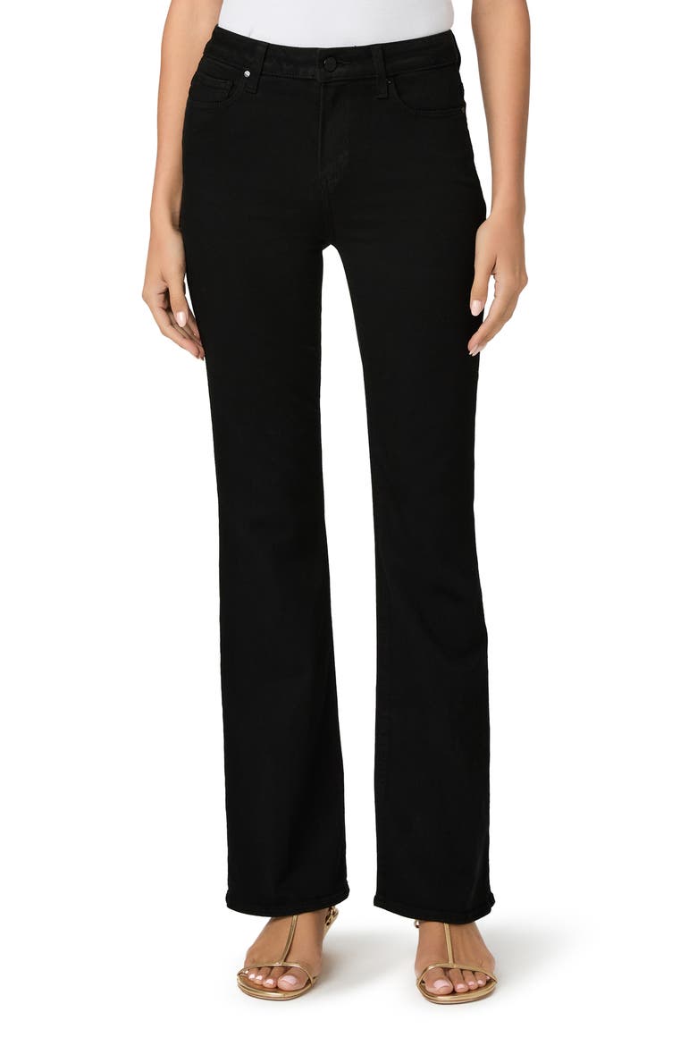 Laurel Canyon High Waist Bootcut Jeans, Main, color, BLACK SHADOW