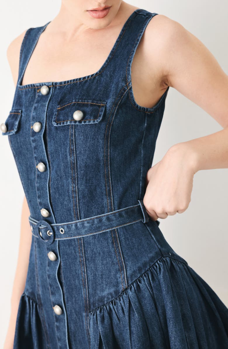 FREEMARKET Denim Minidress, Alternate, color, Indigo