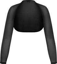 City Chic Sheer Mesh Shrug