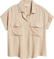 beachlunchlounge Kia Short Sleeve Button-Up Shirt