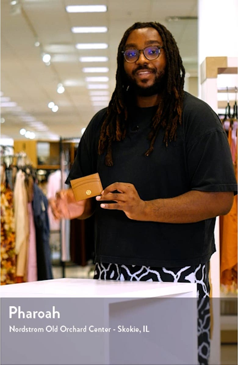 Robinson Pebble Leather Card Case, sales video thumbnail