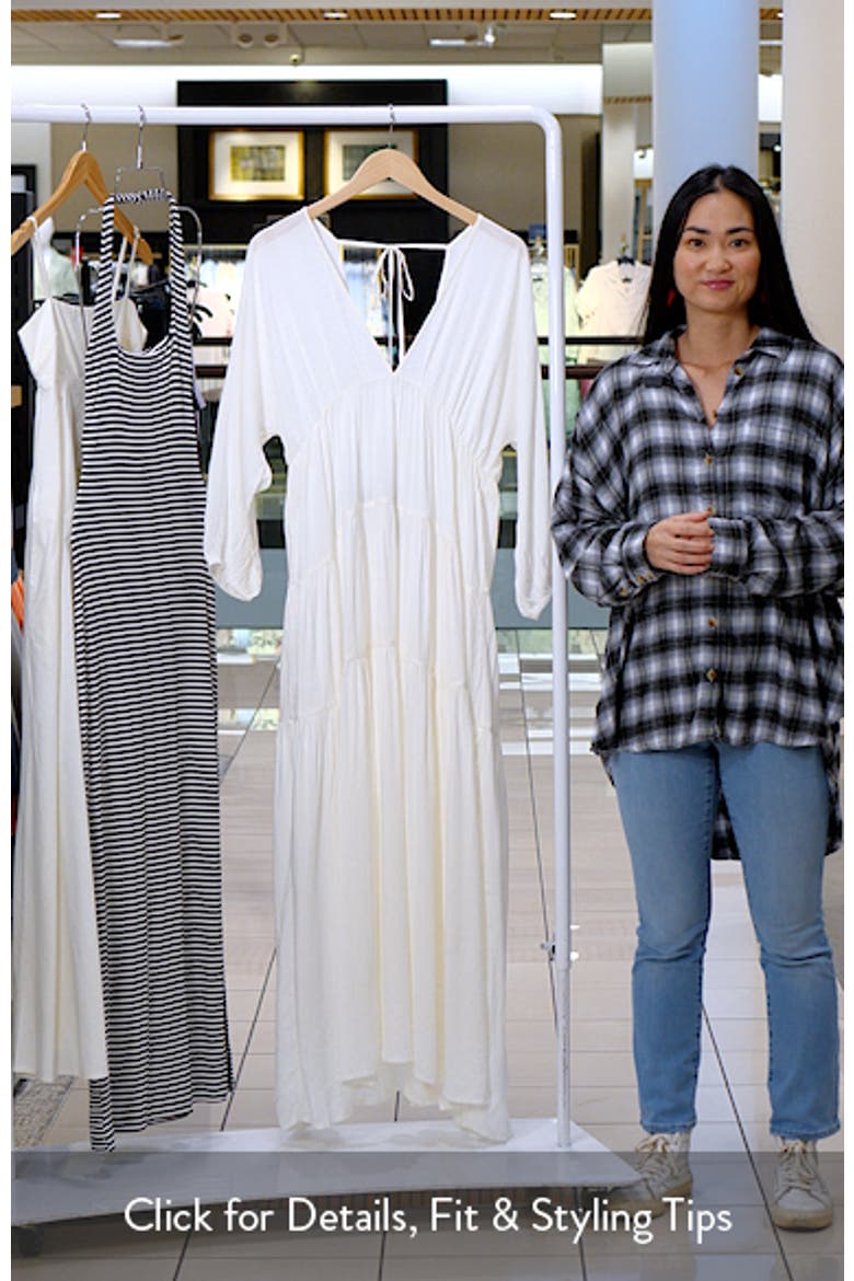 Eterna Tiered Cover-Up Maxi Dress video